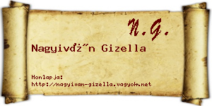 Nagyiván Gizella névjegykártya