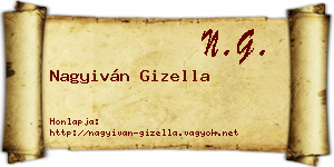 Nagyiván Gizella névjegykártya